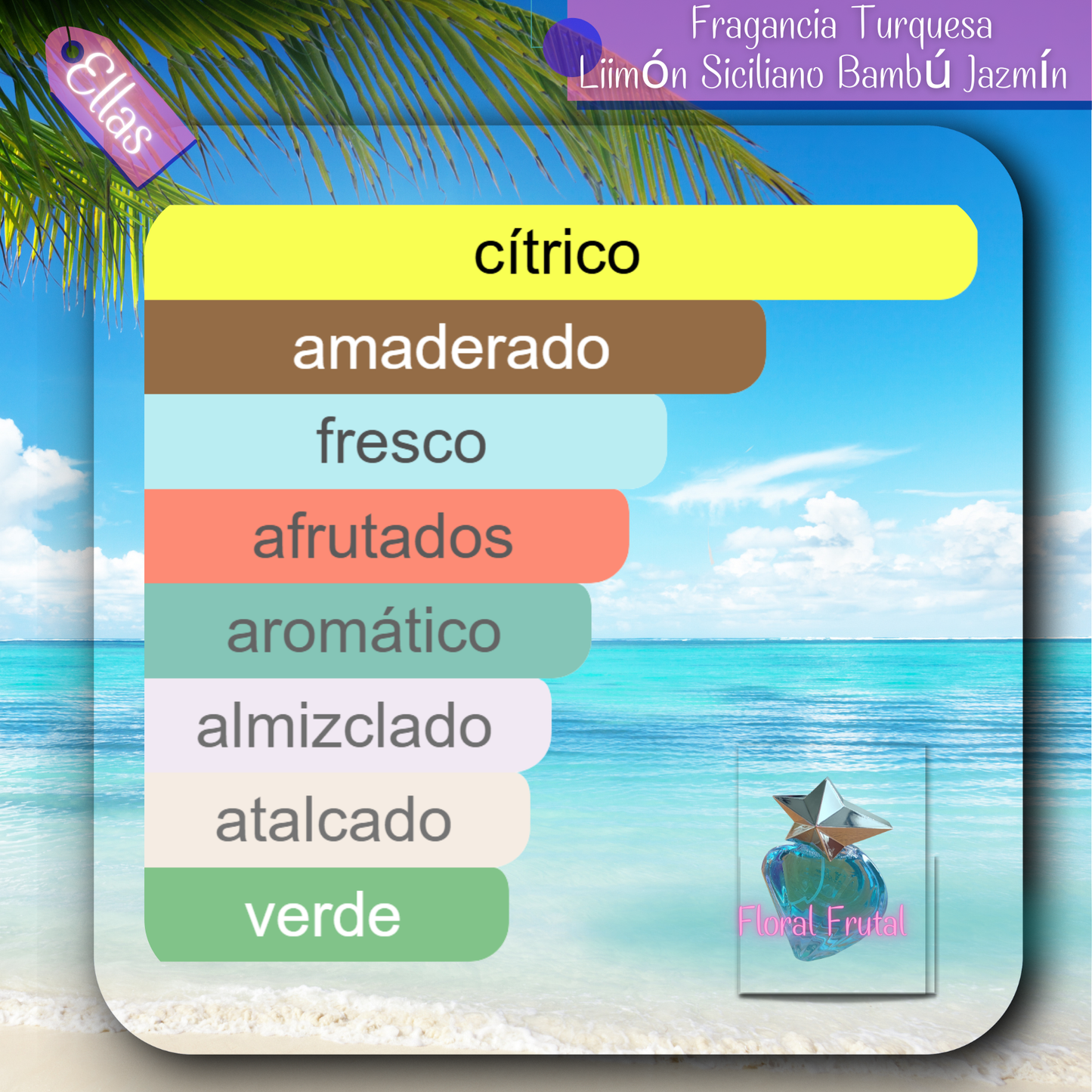 Ellas Inspirada en Iight Blue D&G - Turquesa