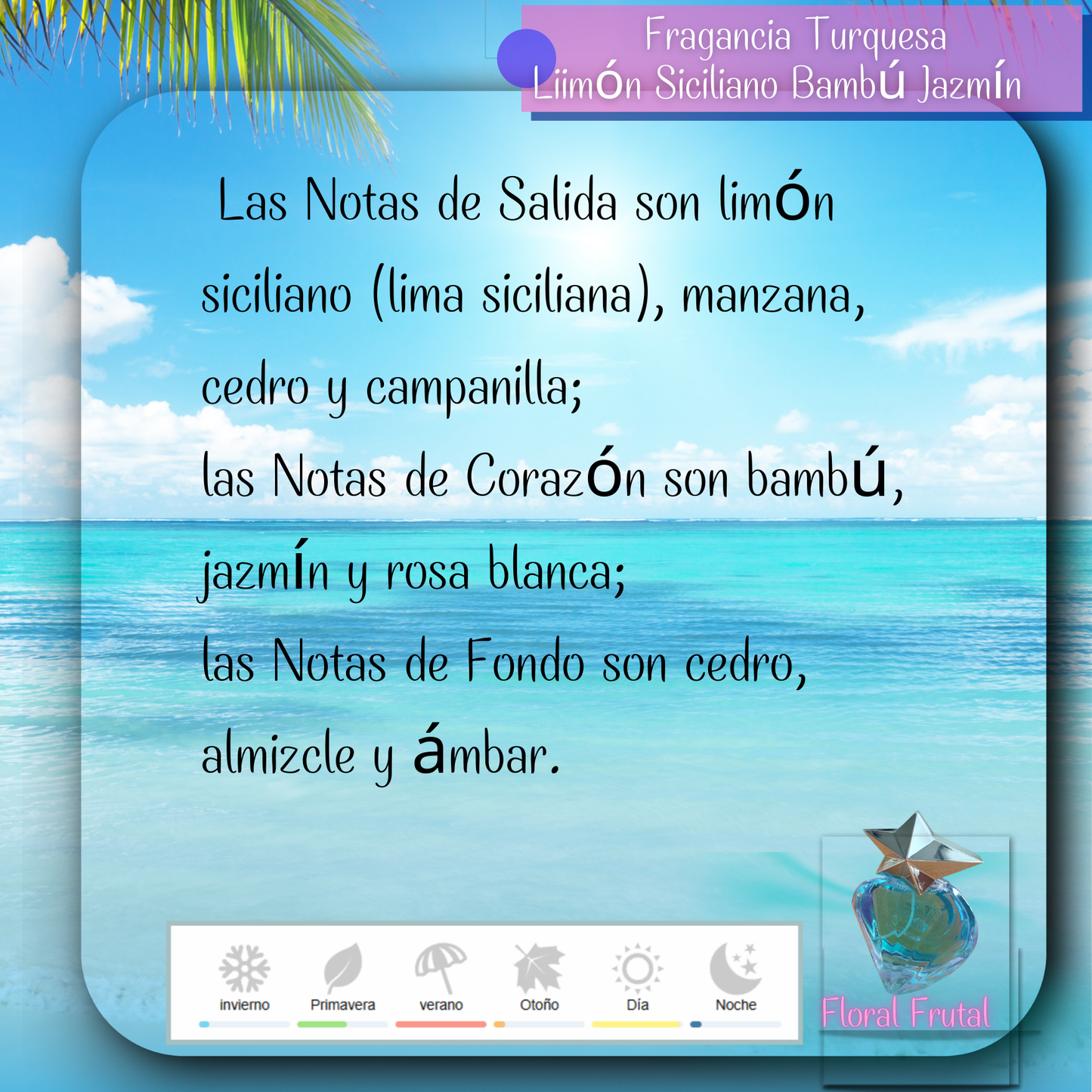 Ellas Inspirada en Iight Blue D&G - Turquesa