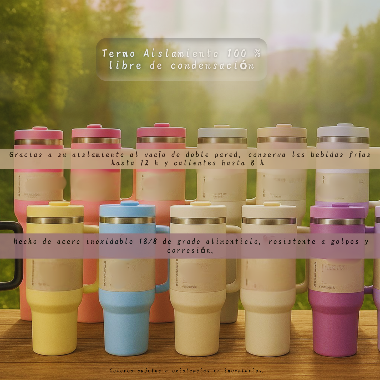 Vaso Térmico Aislamiento 100% (No suda por fuera)