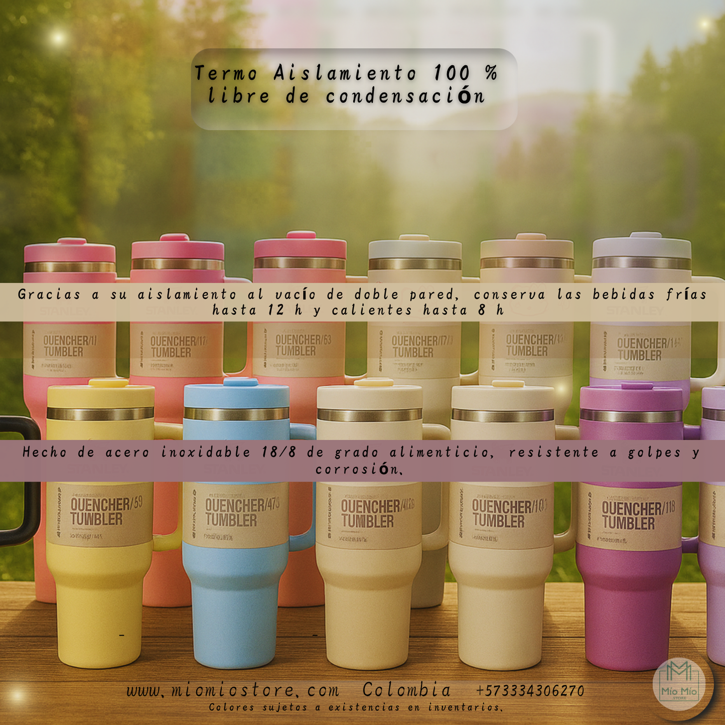 Vaso Térmico Aislamiento 100% (No suda por fuera)