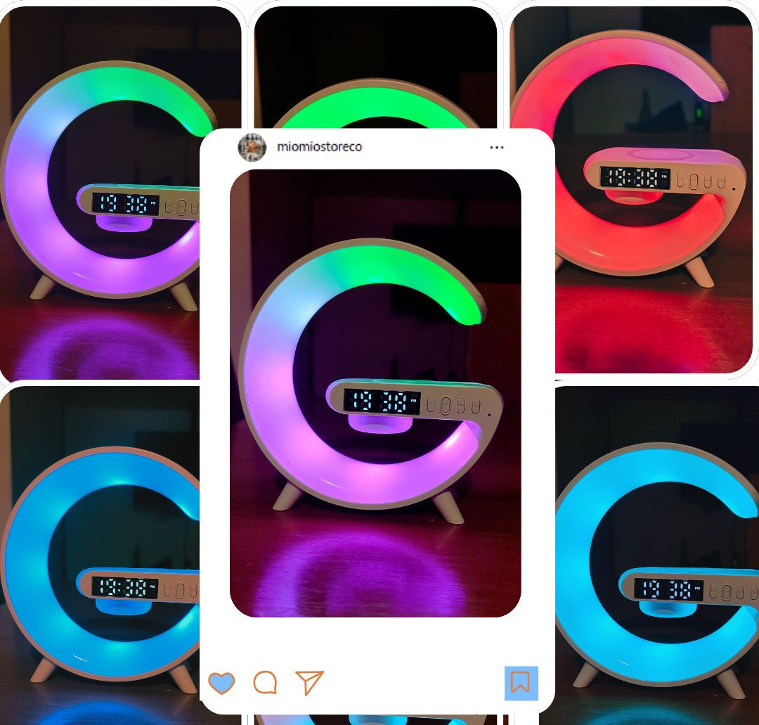 Lámpara G Inteligente 4-en-1 para Tu Espacio de Enfoque.