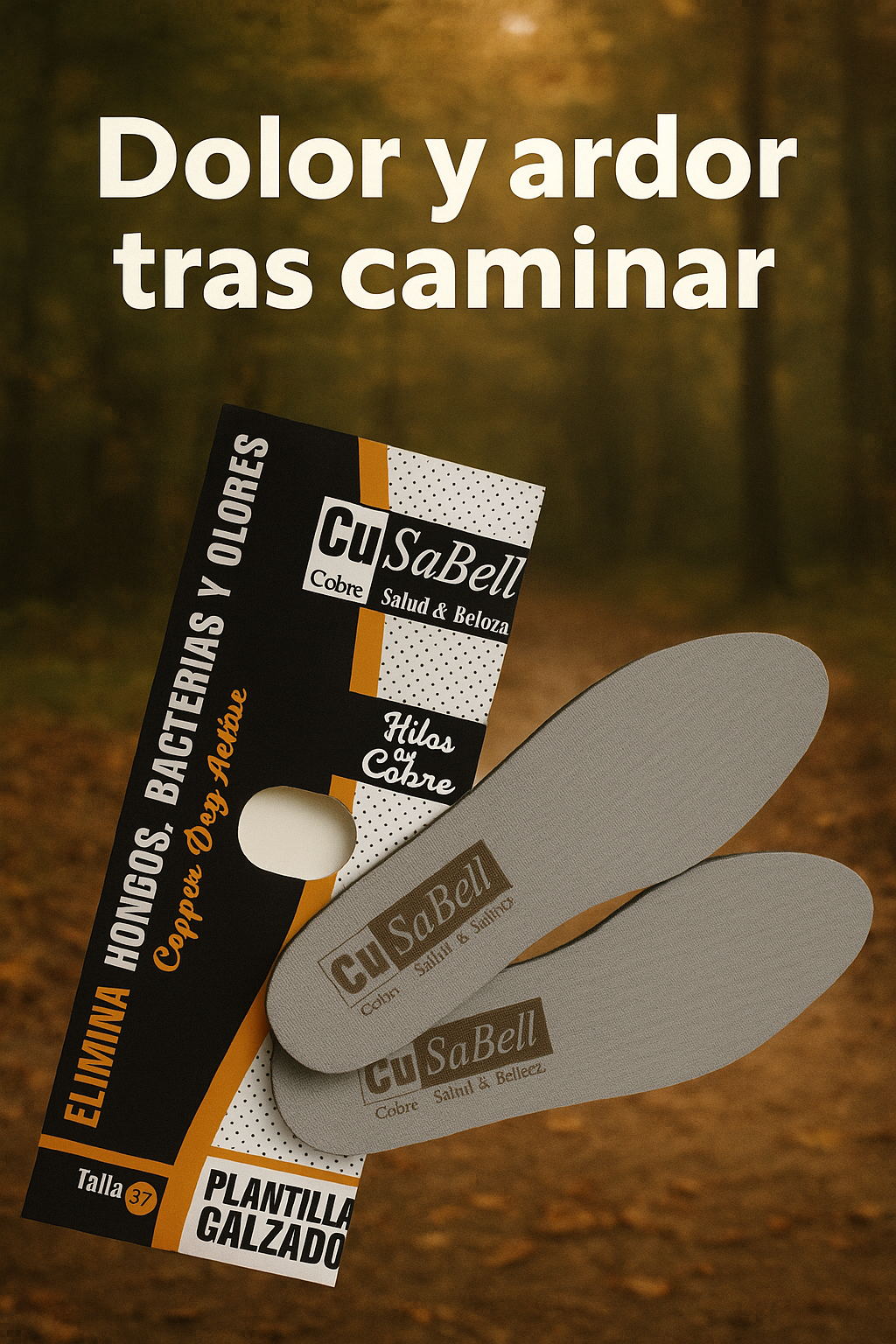 Plantillas Antibacteriales Para Calzado