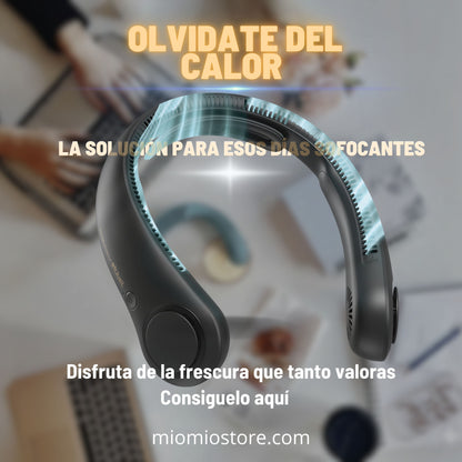 Ventilador de Cuello Recargable  (Manos Libres)