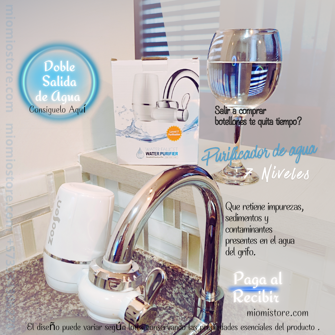 Filtro Purificador de Agua 7 Niveles + Repuesto